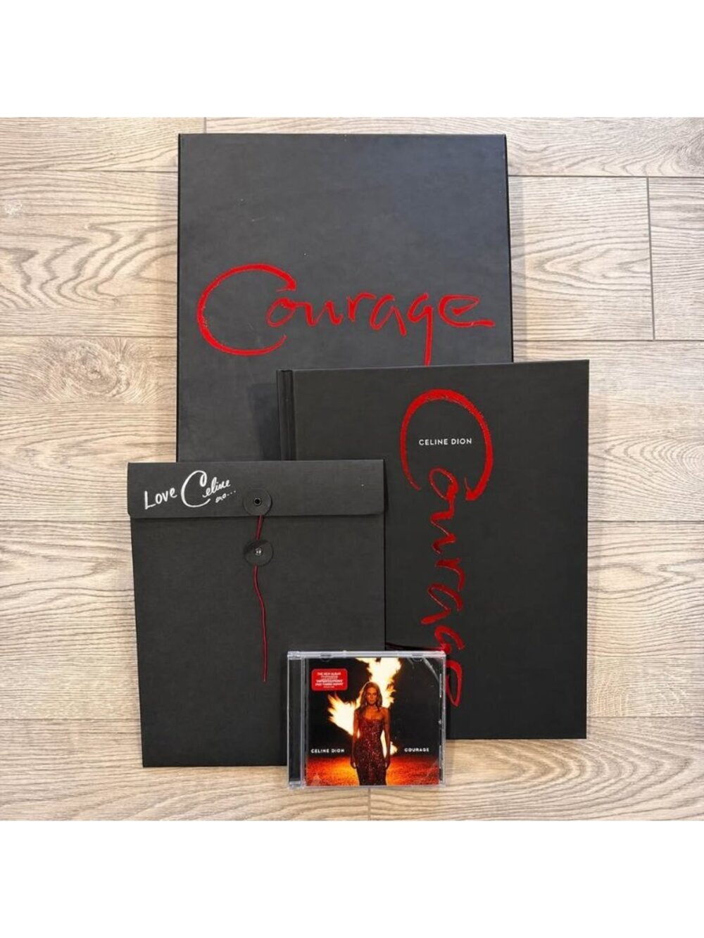 Celine Dion Courage Deluxe Box Set – Complete Like New